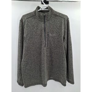 Eddie Bauer Mens XXL Tall Half Zip Pullover Sweater